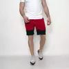 Мужские шорты Teamv Under Красные с черным