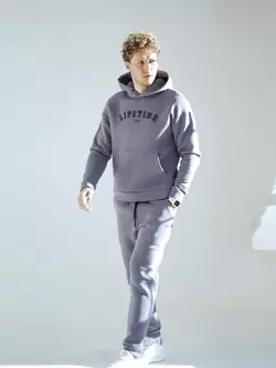 Мужской тёплый спортивный костюм с Teamv LIFETIME 3 Серый