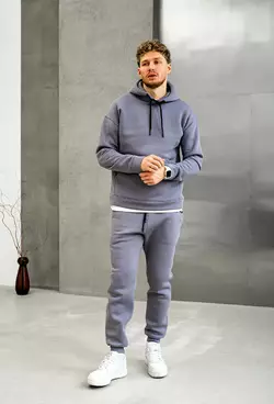 Мужской теплый спортивный костюм Teamv Classic 3 Серый